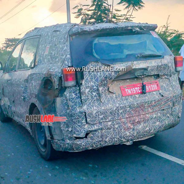 New Mahindra XUV500 Spied Testing: नई महिंद्रा एक्सयूवी500 टेस्टिंग के दौरान दिखी, जल्द होगी लाॅन्च