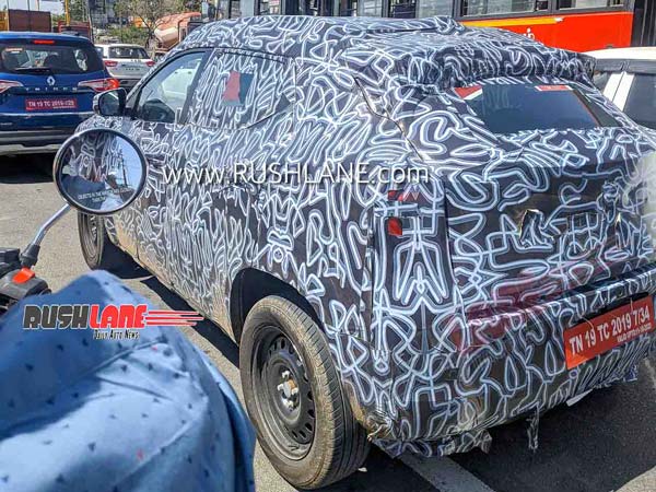 Renault Kiger Compact-SUV Spied: रेनॉल्ट की कॉम्पैक्ट एसयूवी काईगर टेस्टिंग के दौरान आई नजर
