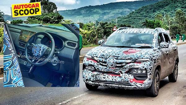 Renault Kiger Interior Spied: रेनॉल्ट काईगर इंटीरियर जानकारी आई सामने लॉन्च