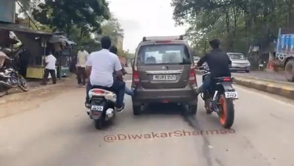 Car Towing Jugaad In Mumbai: भारत कार टोइंग जुगाड़ वीडियो