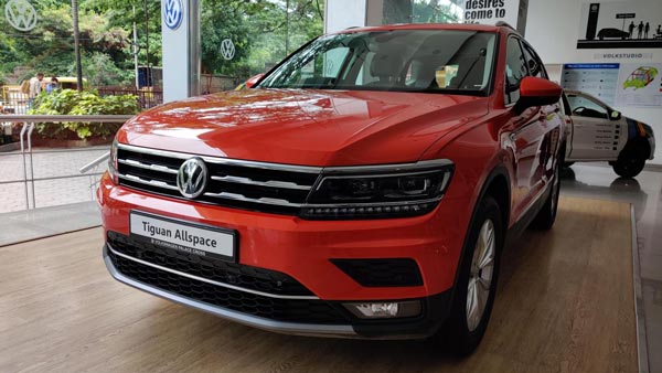 Volkswagen Tiguan Allspace Reaches Dealerships: फॉक्सवैगन टिगुआन ऑलस्पेस पहुंची डीलरशिप डिलीवरी जल्द जानकारी