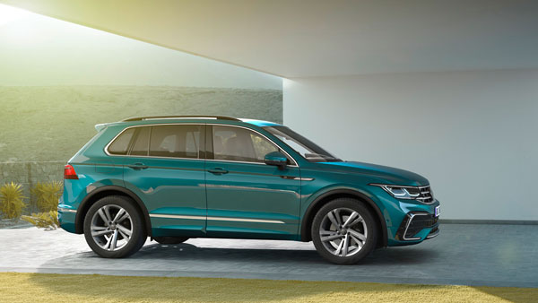 2021 Volkswagen Tiguan Facelift Revealed: फॉक्सवैगन ने नई टिगुआन फेसलिफ्ट का किया खुलासा