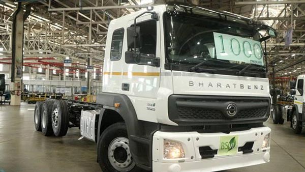 Bharat Benz Rolls Out 1000th BS6 Truck: भारत बेंज ने पूरा किया 1000 बीएस6 ट्रकों का उत्पादन