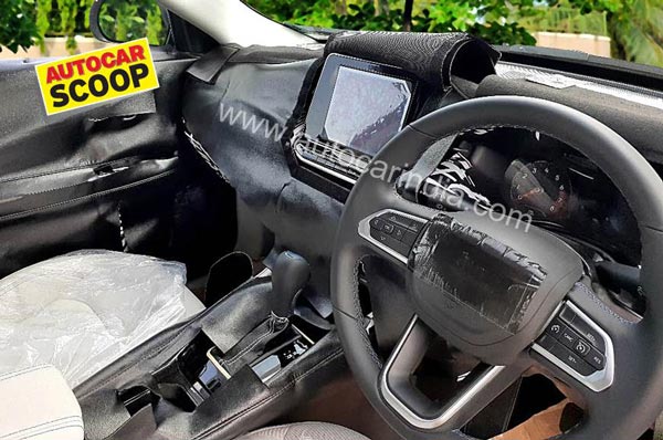 Jeep Compass Facelift Interior Spied: जीप कम्पास फेसलिफ्ट के इंटीरियर की तस्वीरें आईं सामने