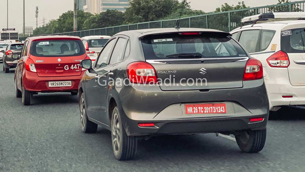 Maruti Baleno New Variant Spied Testing: मारुति बलेनो नया वैरिएंट टेस्टिंग हाइब्रिड या टर्बो जानकारी