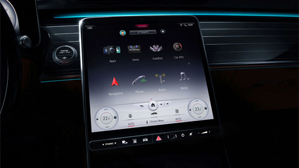 Mercedes-Benz S-Class Touchscreen Revealed: नई मर्सिडीज-बेंज एस-क्लास में मिलेगा बड़ा टचस्क्रीन, देखें