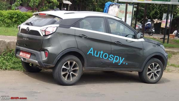 Tata Nexon DCT Spied Testing: टाटा नेक्सन डीसीटी टेस्टिंग स्पाई फोटो जानकारी