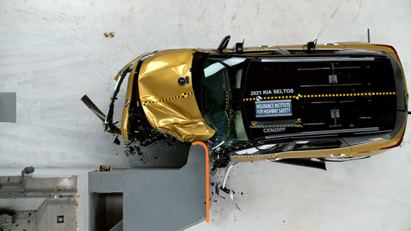 Kia Seltos US Spec Crash Test: किया सेल्टोस को अमेरिकी क्रैश टेस्ट मे मिली टाॅप रेटिंग, जानें