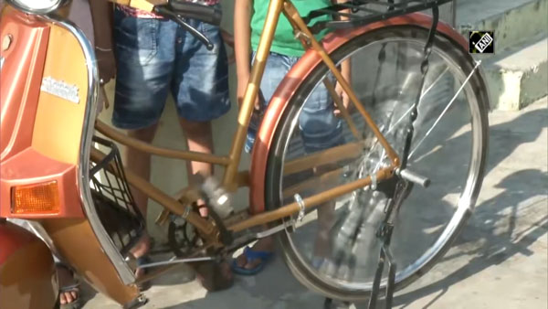 Student Builds Bicycle-Scooter During Lockdown: पंजाब आठवीं के बच्चे ने स्कूटर जैसे दिखने वाली साइकिल बनाई
