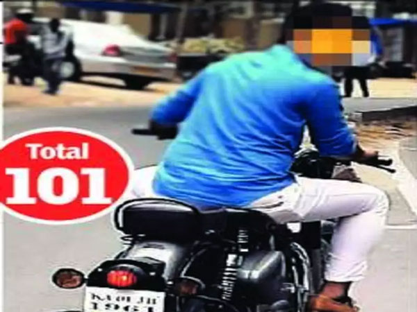 RE Bullet Owner Fined: बुलेट मालिक पर लगा 57 हजार रुपये का चालान, तोड़े 101 नियम