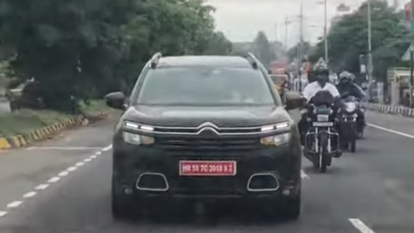 Citroen C5 Aircross Spied Testing: सिट्रोन सी5 एयरक्रॉस टेस्टिंग इंडिया लॉन्च जानकारी