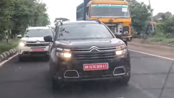 Citroen C5 Aircross Spied Testing: सिट्रोन सी5 एयरक्रॉस टेस्टिंग इंडिया लॉन्च जानकारी