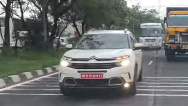 Citroen C5 Aircross Spied Testing: सिट्रोन सी5 एयरक्रॉस टेस्टिंग इंडिया लॉन्च जानकारी