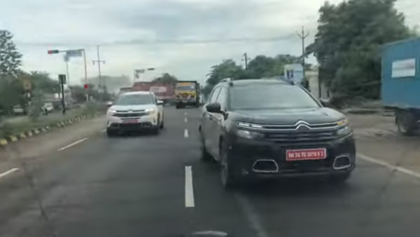 Citroen C5 Aircross Spied Testing: सिट्रोन सी5 एयरक्रॉस टेस्टिंग इंडिया लॉन्च जानकारी