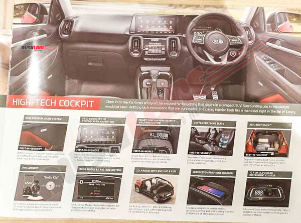 Kia Sonet Brochure Revealed: नई किया सॉनेट का ब्रोशर लॉन्च से पहले आया सामने, जानें
