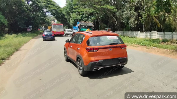 Kia Sonet Spied First Time After Global Unveil: किया सॉनेट स्पाई फोटो फीचर्स डिजाईन जानकारी