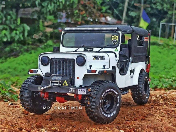 Mahindra Major Miniature: हाथ से बना दिया महिंद्रा मेजर जीप का छोटा मॉडल, दिखने में लगती है हुबहू