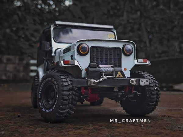 Mahindra Major Miniature: हाथ से बना दिया महिंद्रा मेजर जीप का छोटा मॉडल, दिखने में लगती है हुबहू