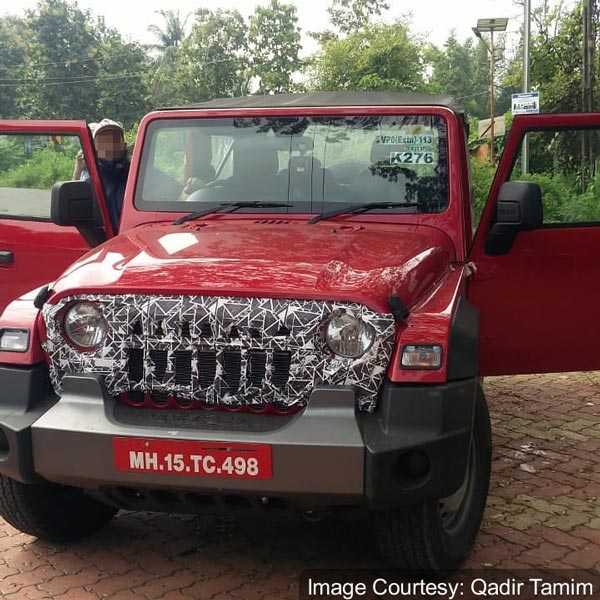 2020 Mahindra Thar Spied: नई महिंद्रा थार एएक्स सॉफ्ट टॉप पेट्रोल टेस्टिंग करते आई नजर