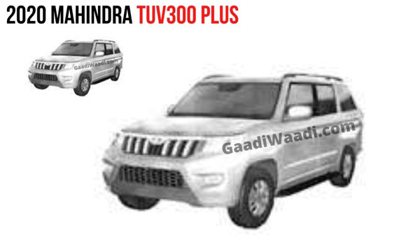 Mahindra TUV300 Facelift Patent Images: महिंद्रा टीयूवी300 फेसलिफ्ट दिखने में होगी कुछ ऐसी, तस्वीरें
