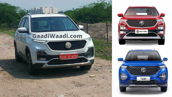 MG Hector Facelift Spotted Testing: एमजी हेक्टर फेसलिफ्ट टेस्टिंग के दौरान आई नजर