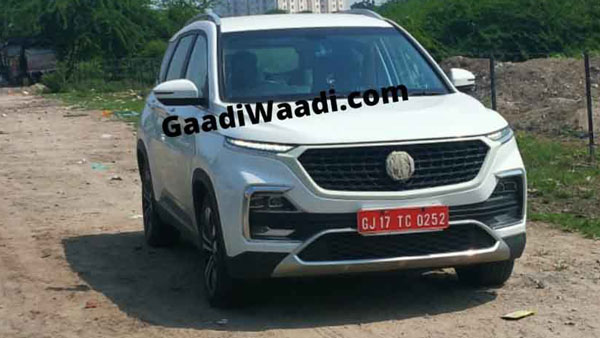 MG Hector Facelift Spotted Testing: एमजी हेक्टर फेसलिफ्ट टेस्टिंग के दौरान आई नजर