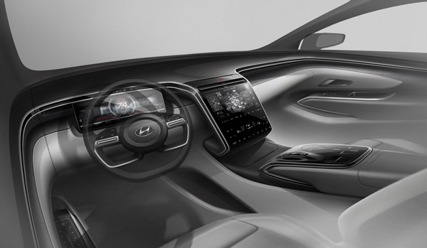 2021 Hyundai Tucson Teased: नई हुंडई टक्सन का टीजर हुआ जारी, अगले साल होगी लाॅन्च