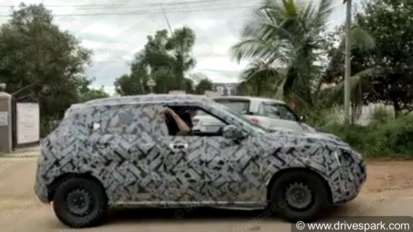 Nissan Magnite Spied Ahead Of Launch: निसान मैगनाइट टेस्टिंग के दौरान दिखी, जल्द होगी लाॅन्च