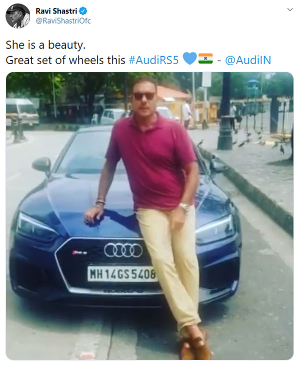 Ravi Shastri Shows His Car: रवि शास्त्री ने दिखाई अपनी कस्टमाईज ऑडी आरएस5, देखें वीडियो