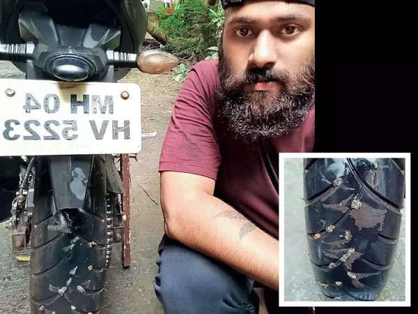 बाइक से सफर करना इस व्यक्ति को पड़ा मंहगा, पंचर ठीक करने के लिए चुकाए 6,500 रुपये