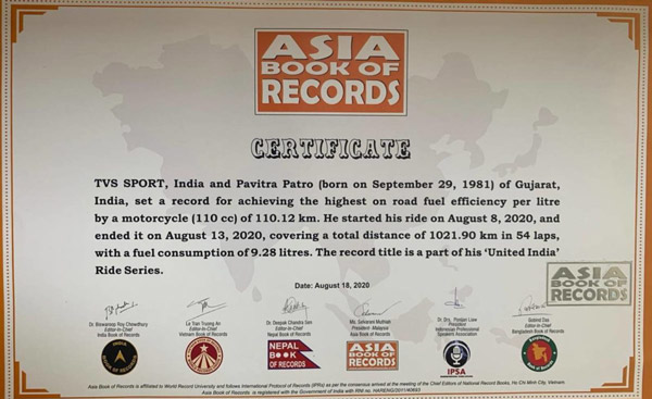 TVS Sport Set A New Mileage Record: टीवीएस स्पोर्ट ने दर्ज किया नया माइलेज रिकॉर्ड, जानें