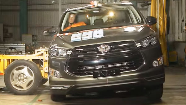 Asian NCAP Test 2020: टोयोटा इनोवा क्रिस्टा को मिला 5 स्टार सेफ्रेटी रेटिंग, जानें