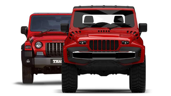 New Mahindra Thar Redesigned By DC: महिंद्रा थार को डीसी ने किया रिडिजाइन, देखें तस्वीरें