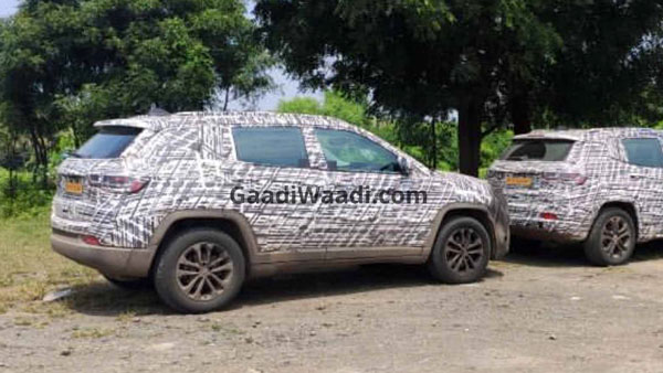 Jeep Compass 7-Seater Spied: जीप कम्पास 7-सीटर टेस्टिंग करते आई नजर, अगले साल होगी लाॅन्च