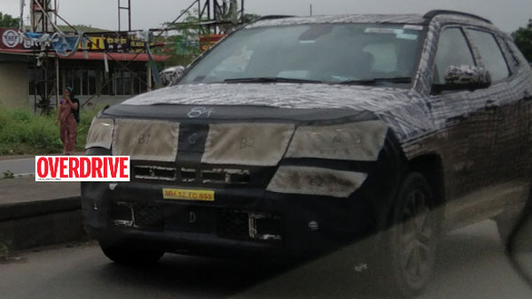 2021 Jeep Compass 7-Seater Spied: जीप कम्पास का 7-सीटर वर्जन टेस्टिंग के दौरान आया नजर