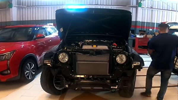 New Mahindra Thar Modified: नई महिंद्रा थार के ग्रिल को किया माॅडिफाई, देखें वीडियो