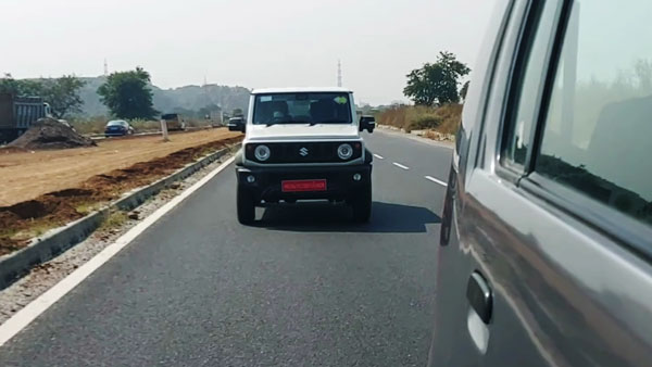 Maruti Suzuki Jimny Spied Testing: मारुति सुजुकी जिम्नी 3-डोर टेस्टिंग करते आई नजर, देखें
