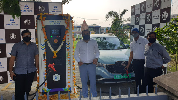 EV Charging Station In Nagpur: एमजी ने नागपुर में किया फास्ट चार्जिंग स्टेशन का उद्घाटन, जानें