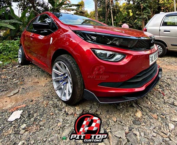 Tata Altroz Modification: शानदार सेरामिक पेंट में दिखी टाटा अल्ट्रोज, देखें तस्वीरें