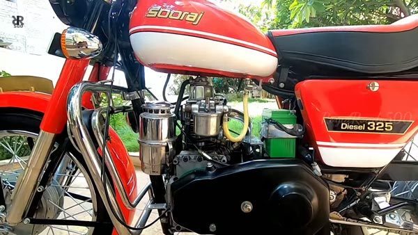 Rare Sooraj 325cc Diesel Bike Restored: दुर्लभ सूरज डीजल 325 बाइक को किया री-स्टोर, देखें वीडियो