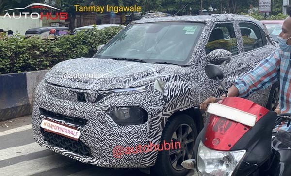 Tata HBX Spied Tetsing: टाटा एचबीएक्स टेस्टिंग करते आई नजर, मिलेगा नया ग्रिल