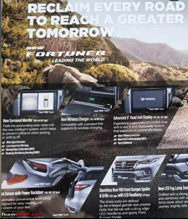 Toyota Fortuner TRD Facelift: टोयोटा फॉर्च्यूनर टीआरडी फेसलिफ्ट की जानकारी आई सामने, जानें फीचर्स