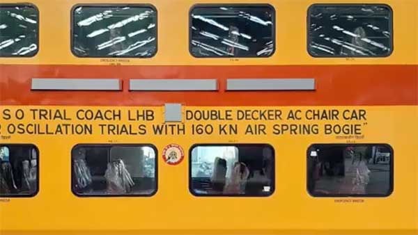 New Faster Double-decker Train: नई डबल डेकर ट्रेन कोच चलेगी 160 किमी/घंटा की रफ्तार से