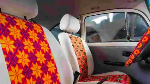 Volkswagen Beetle Decorated: इस फॉक्सवैगन बीटल में बनाई गई है कांच से कलाकृति, देखें तस्वीरें