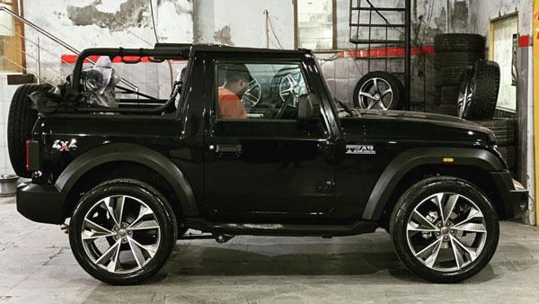 2020 Mahindra Thar Modification: नई महिंद्रा थार मॉडिफाई 22 इंच अलॉय व्हील