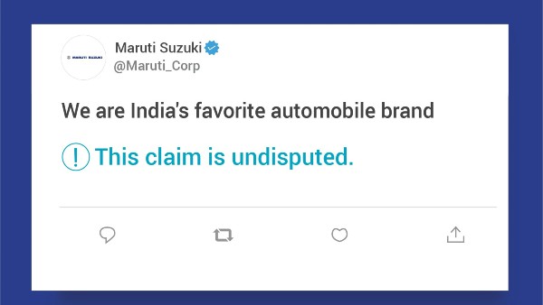 Maruti Suzuki Responds To Tata Motors's Banter: मारुति सुजुकी ने नए सोशल पोस्ट में अन्य प्रतिस्पर्धी कंपनियों को दिया जवाब
