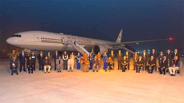 President Inaugurates Air India One: राष्ट्रपति राम नाथ कोविंद ने एयर इंडिया वन में पहली बार किया सफर
