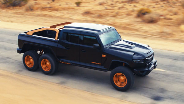 Rezvani Hercules 6x6 Pickup Truck: यह दुनिया का सबसे ताकतवर पिकअप ट्रक, लगा है दमदार इंजन