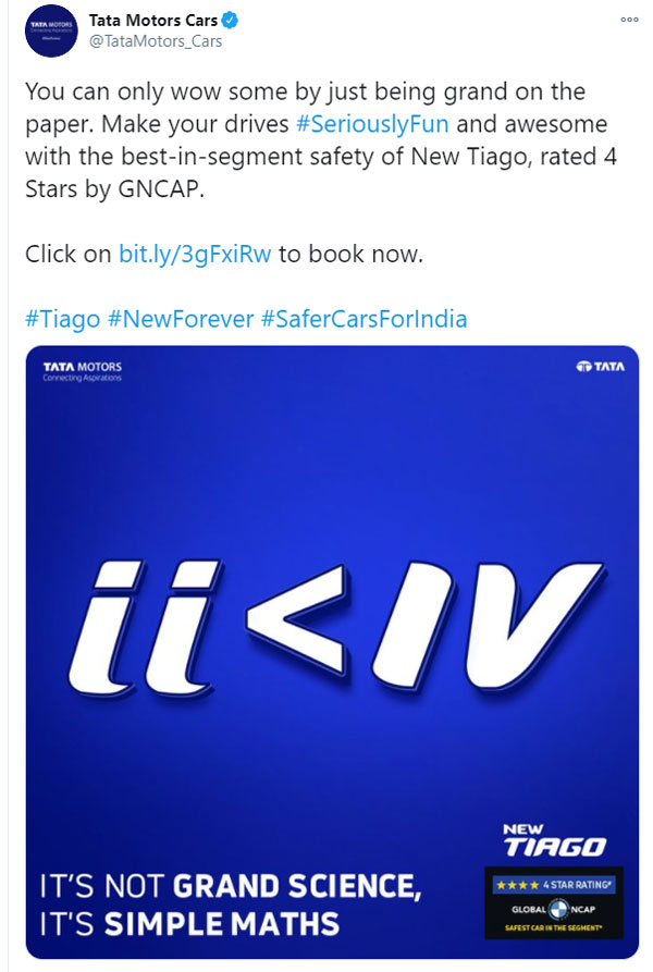 Tata Takes A Dig At The Hyundai Grand i10: टाटा मोटर्स ने उड़ाया हुंडई ग्रैंड आई10 नियोस की सेफ्टी का मजाक