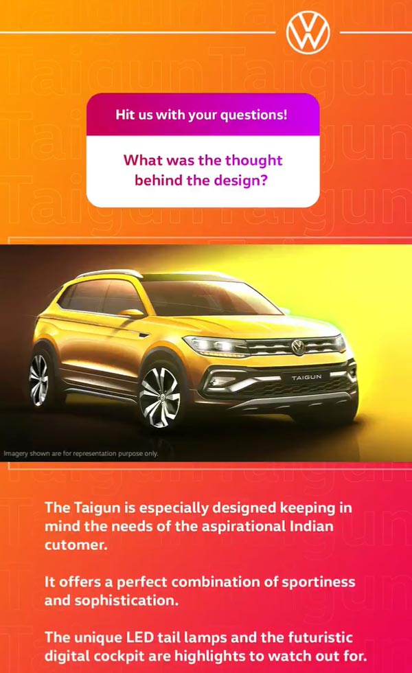 VW Taigun Updated On Website: फॉक्सवैगन टाईगन कंपनी की वेबसाइट पर हुई अपडेट, जल्द होगी लॉन्च